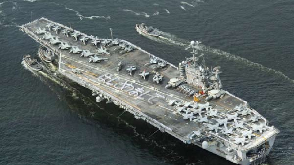 Tàu sân bay USS George Washington của Mỹ sắp có mặt tại Nhật Bản